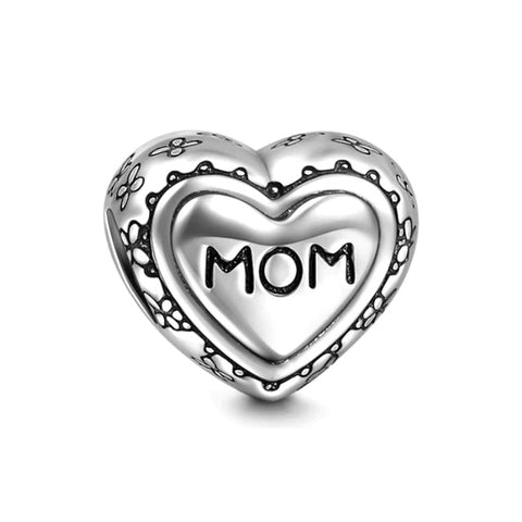 Mom Heart Charm - CH012